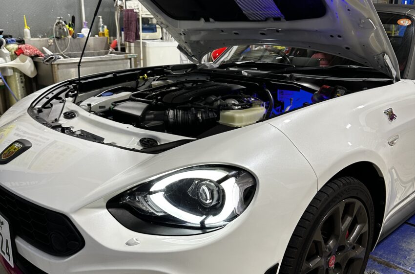 ABARTH124 エアコン修理